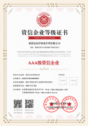 資信企業(yè)等級(jí)證書(shū)